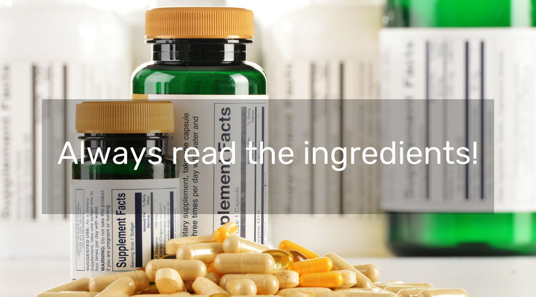 How to spot a bad supplement from the label - City Survivor